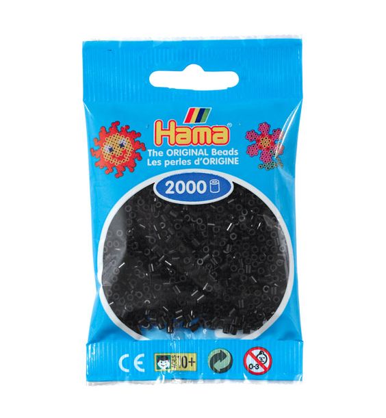 18 Negro Hama Mini 2000 – Hama Beads Chile